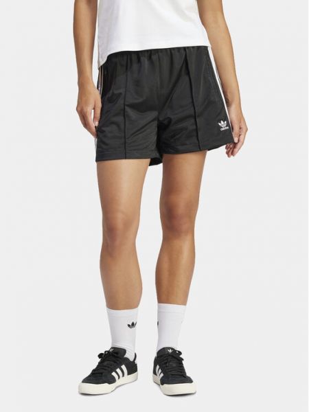 Pantaloni scurți de sport cu croială lejeră Adidas negru