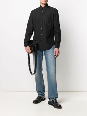 Camisa con bolsillos Maison Margiela negro