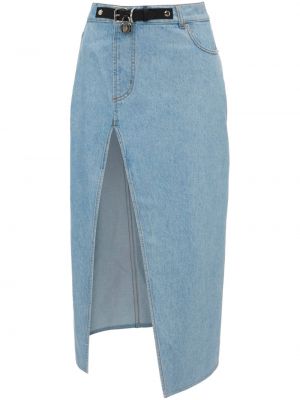 Spódnica jeansowa asymetryczna Jw Anderson niebieska