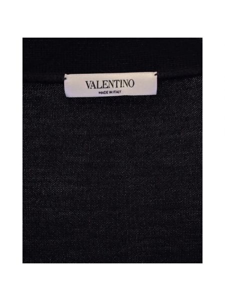 Bluza wełniana retro Valentino Vintage niebieska