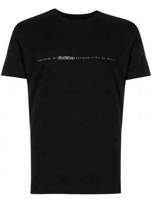 T-shirt à imprimé Osklen noir