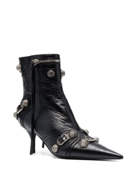 Ankle boots na sprzączkę Balenciaga czarne