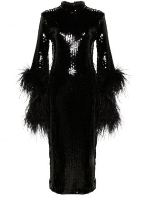 Dlouhé šaty Taller Marmo černé
