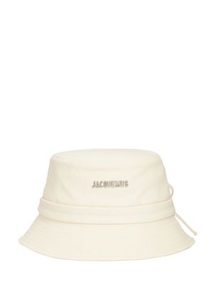 Hut aus baumwoll Jacquemus weiß