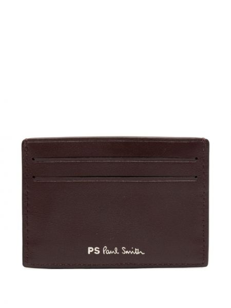 Kožená peněženka s potiskem se zebřím vzorem Ps Paul Smith