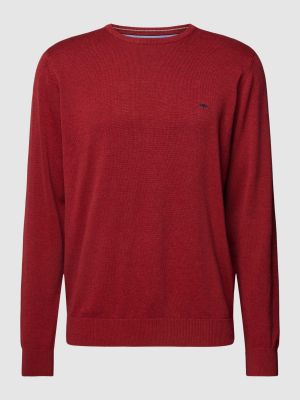 Dzianinowy sweter Fynch-hatton czerwony