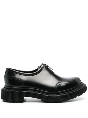 Pantofi loafer cu fermoar Adieu Paris negru