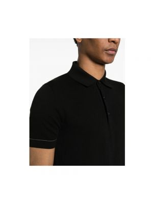 Jersey de algodón de tela jersey Brioni negro