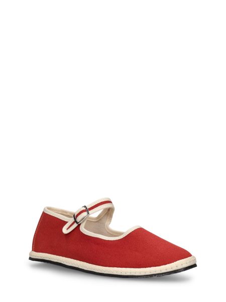 Puuvillased loafer-kingad Vibi Venezia punane