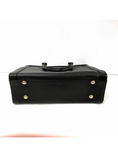Bolsa de cuero retro Yves Saint Laurent Vintage negro