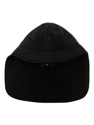 Pikowany kapelusz Y-3 czarny