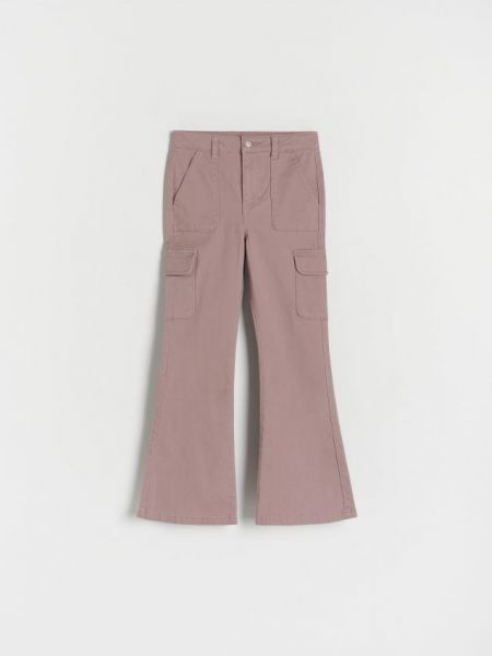Pantaloni cargo cu buzunare Reserved maro