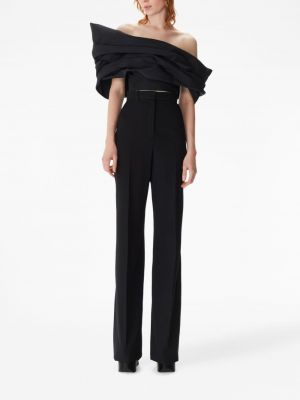 Bluzka asymetryczna Nina Ricci czarna