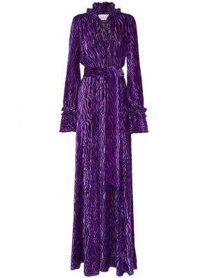 Šifonové šaty Philipp Plein fialová