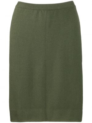 Falda de tubo ajustada Céline Pre-owned verde