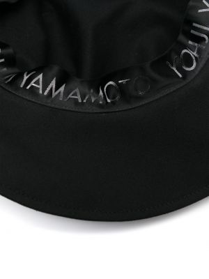 Drapovaný klobouk Yohji Yamamoto černý