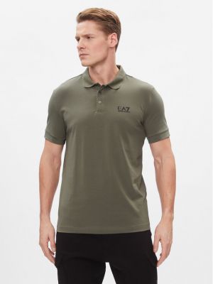 Polo marškinėliai Ea7 Emporio Armani žalia