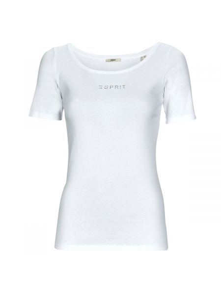 Koszulka z krótkim rękawem Esprit biała