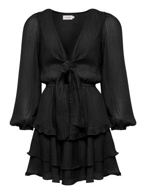 Košeľové šaty Tussah čierna