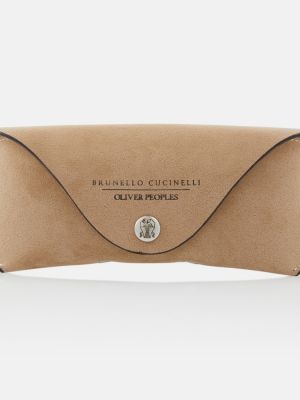 Slnečné okuliare Brunello Cucinelli hnedá