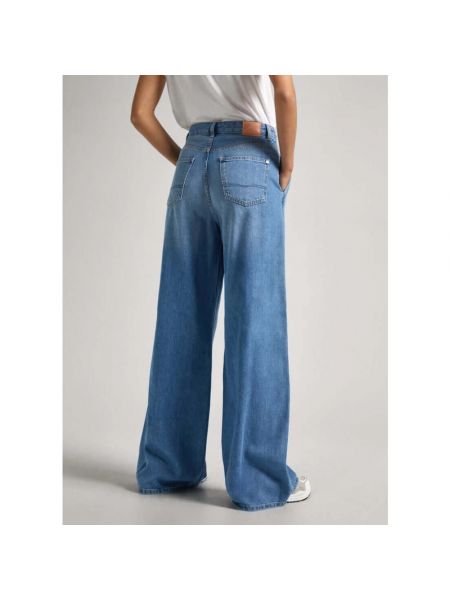 High waist jeans ausgestellt Pepe Jeans blau
