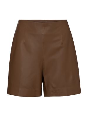 Leder shorts Vince braun