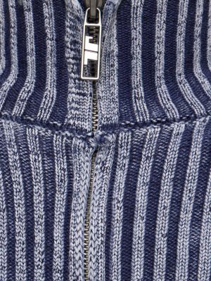 Пуловер с цип Jaded London синьо