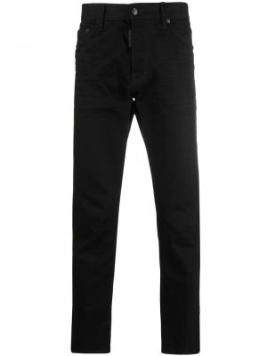 Smal skinny fit-jeans Dsquared2 svart