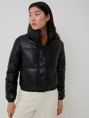 Утепленная демисезонная куртка Moki черная