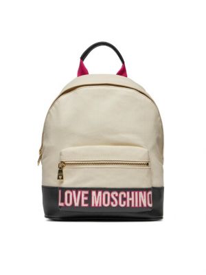 Plecak Love Moschino beżowy