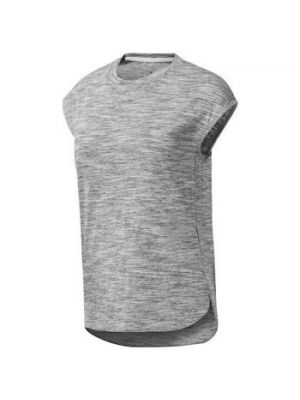 Tričko s krátkými rukávy Reebok Sport šedé
