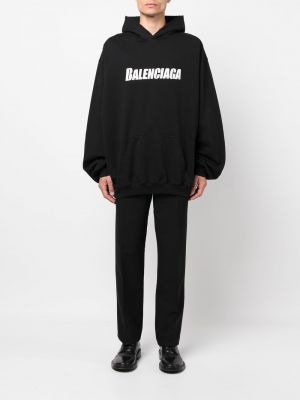 Zerrissener hoodie aus baumwoll Balenciaga