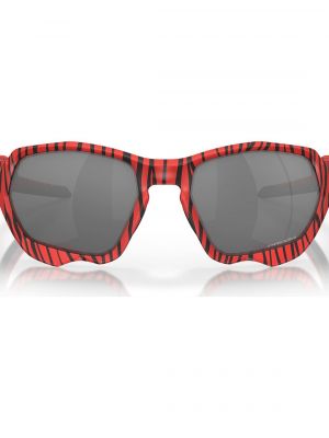 Тигровые очки солнцезащитные Oakley красные