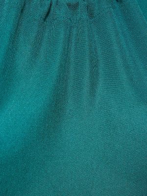 Vestido largo de viscosa de punto Alexandre Vauthier azul