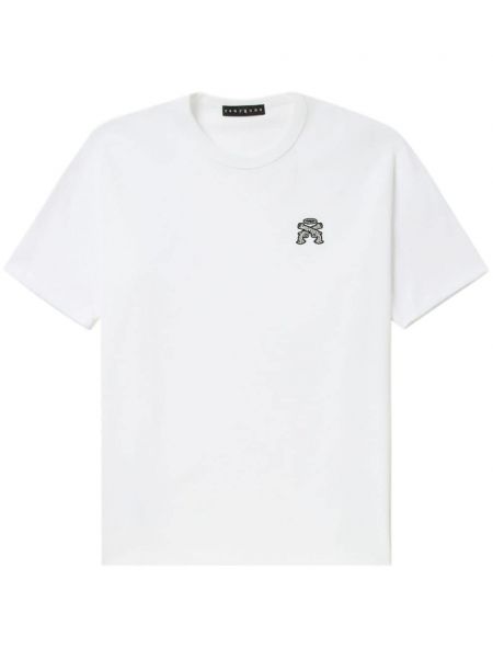 Kokvilnas t-krekls ar apdruku Roar balts