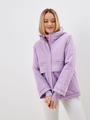 Утепленная куртка на шпильке High Experience, фиолетовая