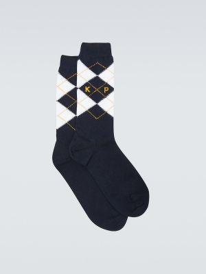 Jacquard pamučne čarape Kenzo