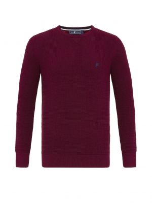 Пуловер Denim Culture винено червено