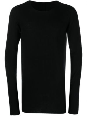 Obrabljen pulover iz kašmirja Isaac Sellam Experience črna