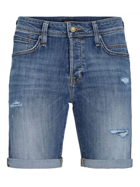 Priliehavé džínsové šortky Jack&jones modrá