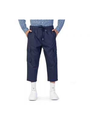 Spodnie bawełniane Antony Morato niebieskie