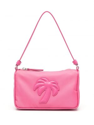Nylonowa torba na ramię Palm Angels różowa