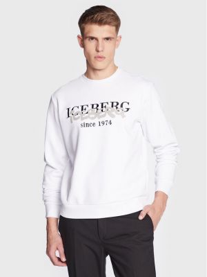 Priliehavá mikina Iceberg biela
