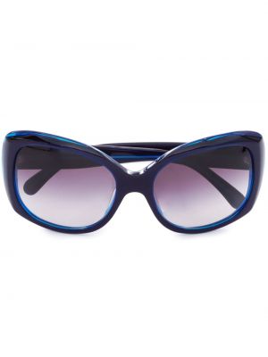 Slnečné okuliare Chanel Pre-owned modrá