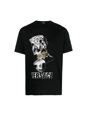 Czarna koszulka Versace