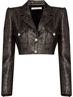 Lang blazer Alessandra Rich svart