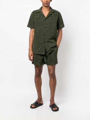 Žakardinė marškiniai Oas Company žalia