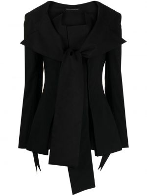Priliehavá bunda Yohji Yamamoto čierna