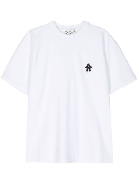 Βαμβακερή μπλούζα Avavav λευκό
