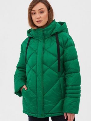 Зеленая утепленная демисезонная куртка Gerry Weber
